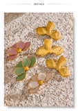 Waterproof Pastel Petals – 18K Gold Plated