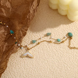 Waterproof Fish Tail Anklet - 18K Gold Plated