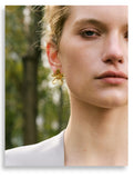Waterproof Golden Daisy Flower Stud Earrings - 18K Gold Plated