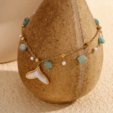 Waterproof Fish Tail Anklet - 18K Gold Plated