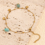 Waterproof Charming Fish Pendant Anklet - 18K Gold Plated