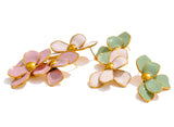 Waterproof Pastel Petals – 18K Gold Plated