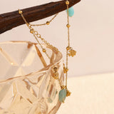 Waterproof Charming Fish Pendant Anklet - 18K Gold Plated