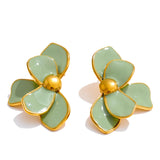 Waterproof Pastel Petals – 18K Gold Plated