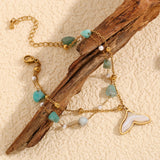 Waterproof Fish Tail Anklet - 18K Gold Plated