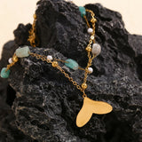 Waterproof Fish Tail Anklet - 18K Gold Plated