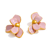 Waterproof Pastel Petals – 18K Gold Plated