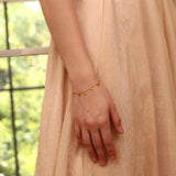 Waterproof Star Moon Sun Charm Bracelet - 18K Gold Plated
