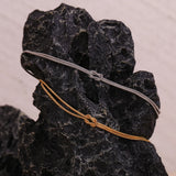 Waterproof Double Layered Snake Chain Bracelet - 18K Gold Plated