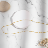 Waterproof Rainbow Choker Necklace - 18K Gold Plated